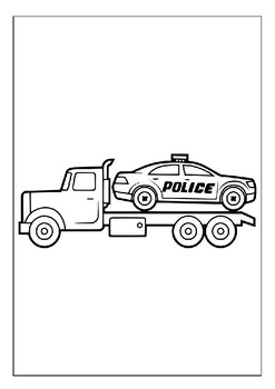 31 Exciting Police Car Coloring Pages Printable 10