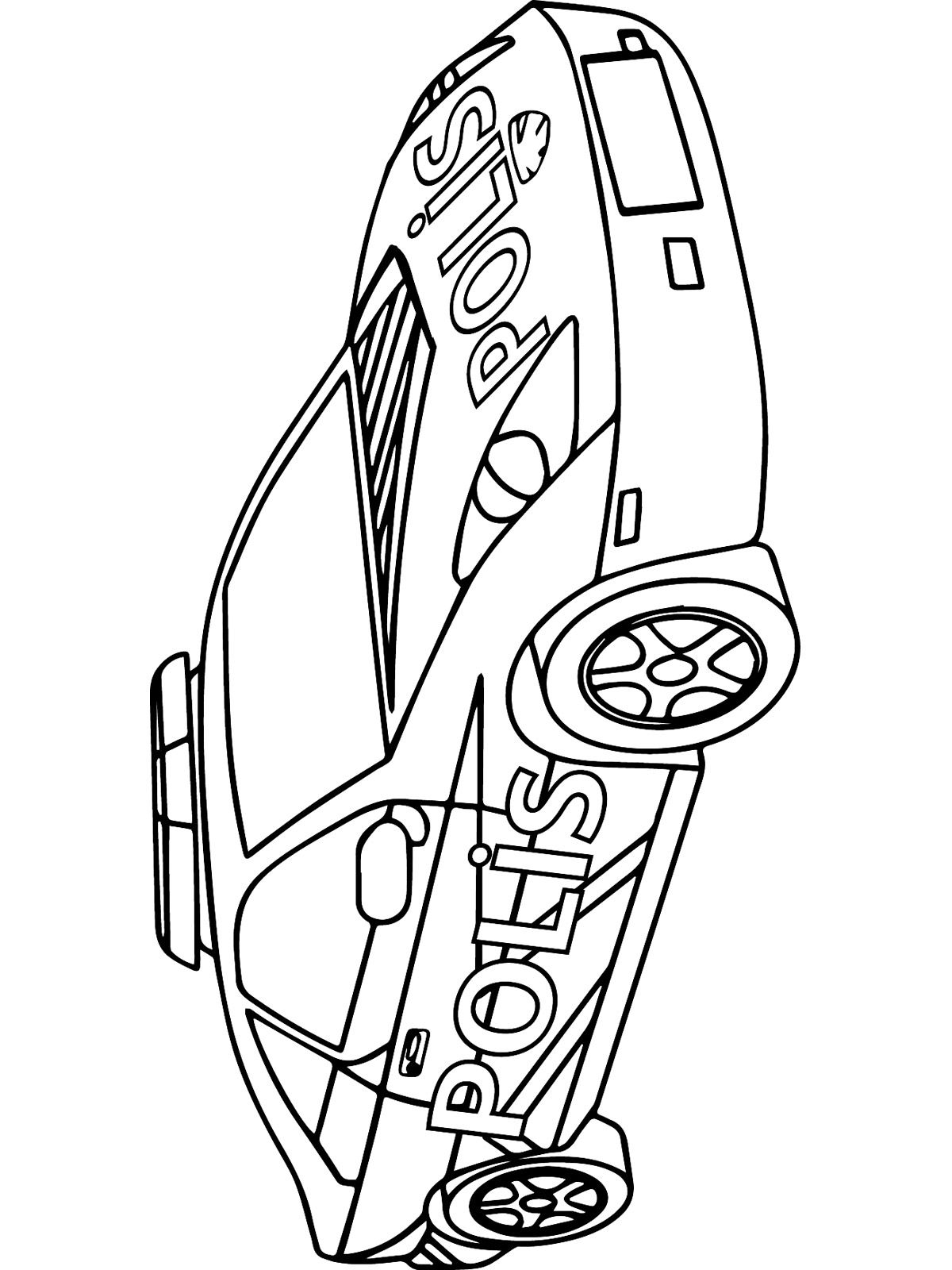 31 Exciting Police Car Coloring Pages Printable 13