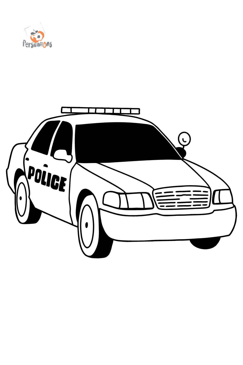 31 Exciting Police Car Coloring Pages Printable 14