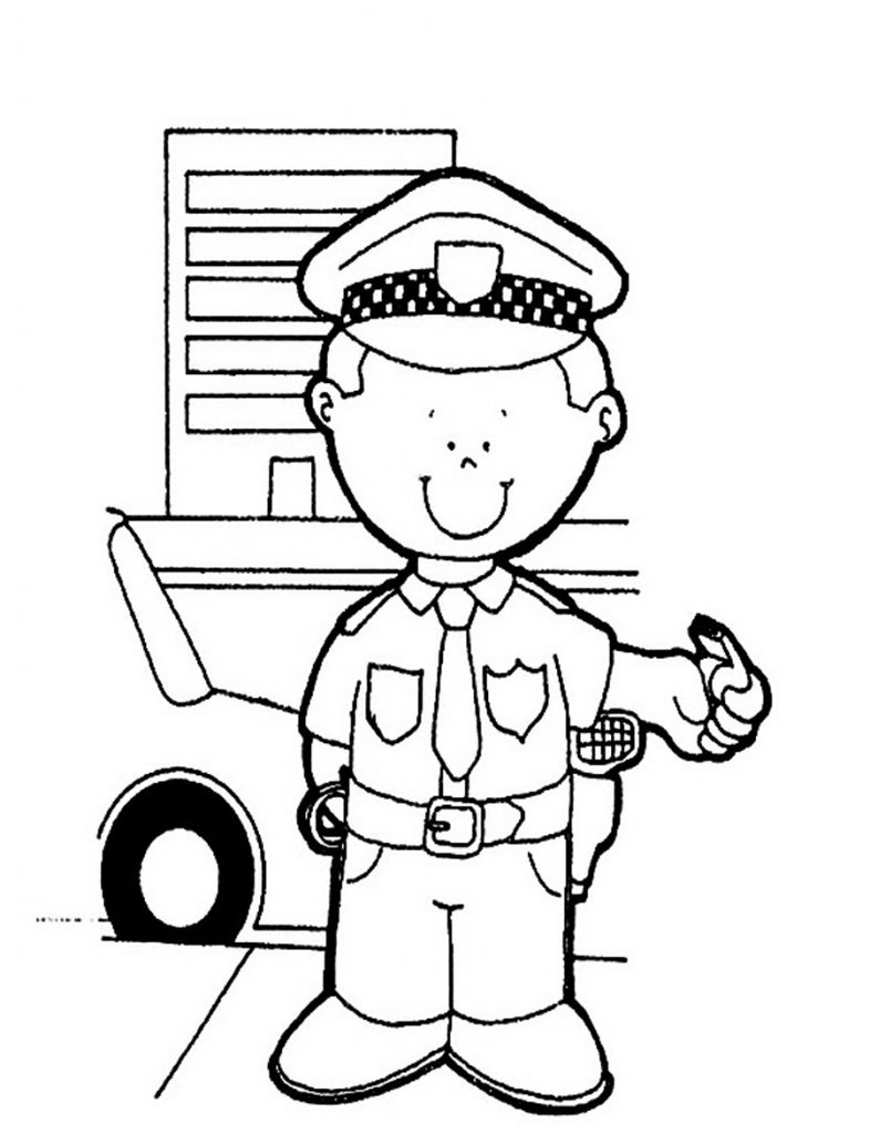 31 Exciting Police Car Coloring Pages Printable 17