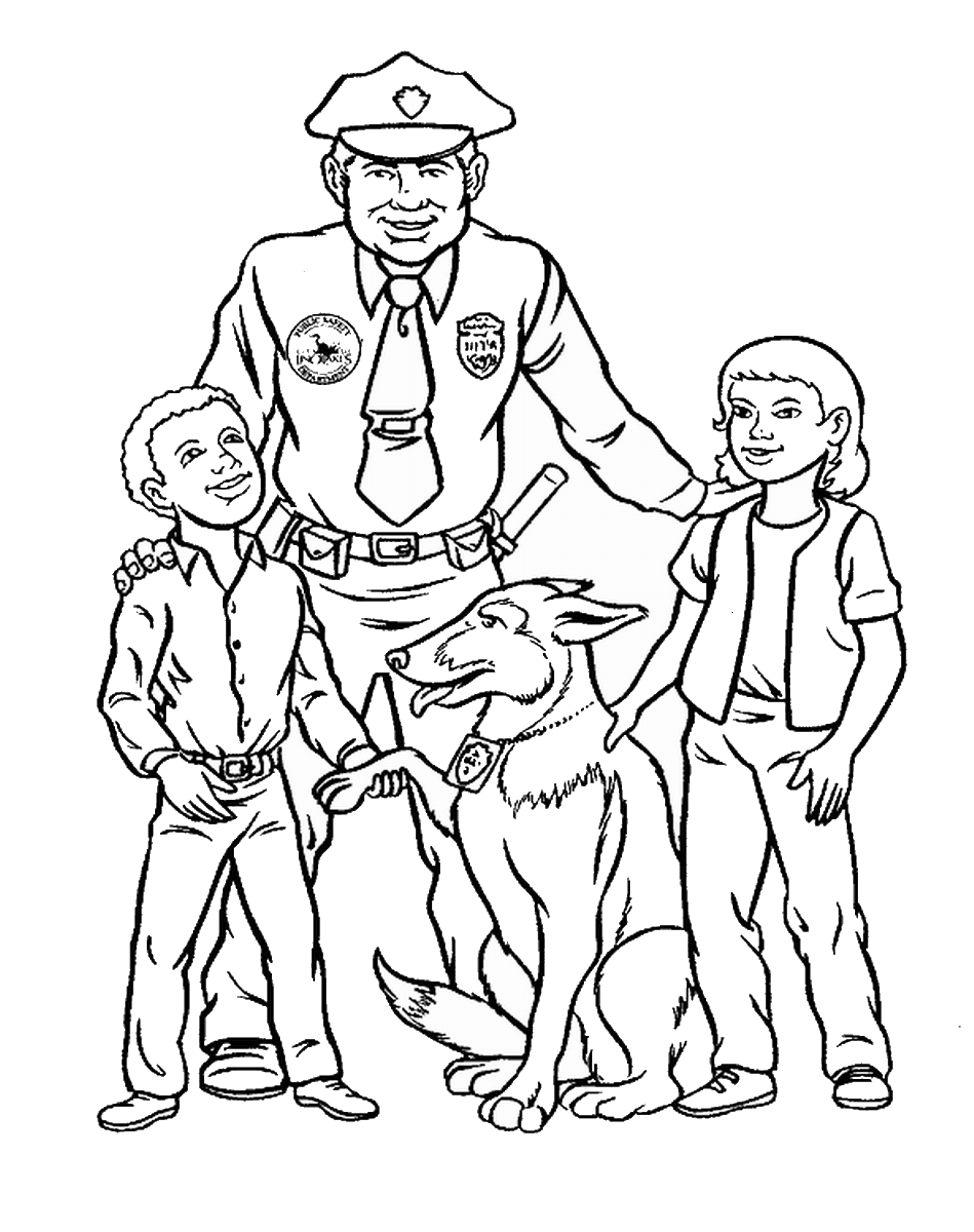 31 Exciting Police Car Coloring Pages Printable 22