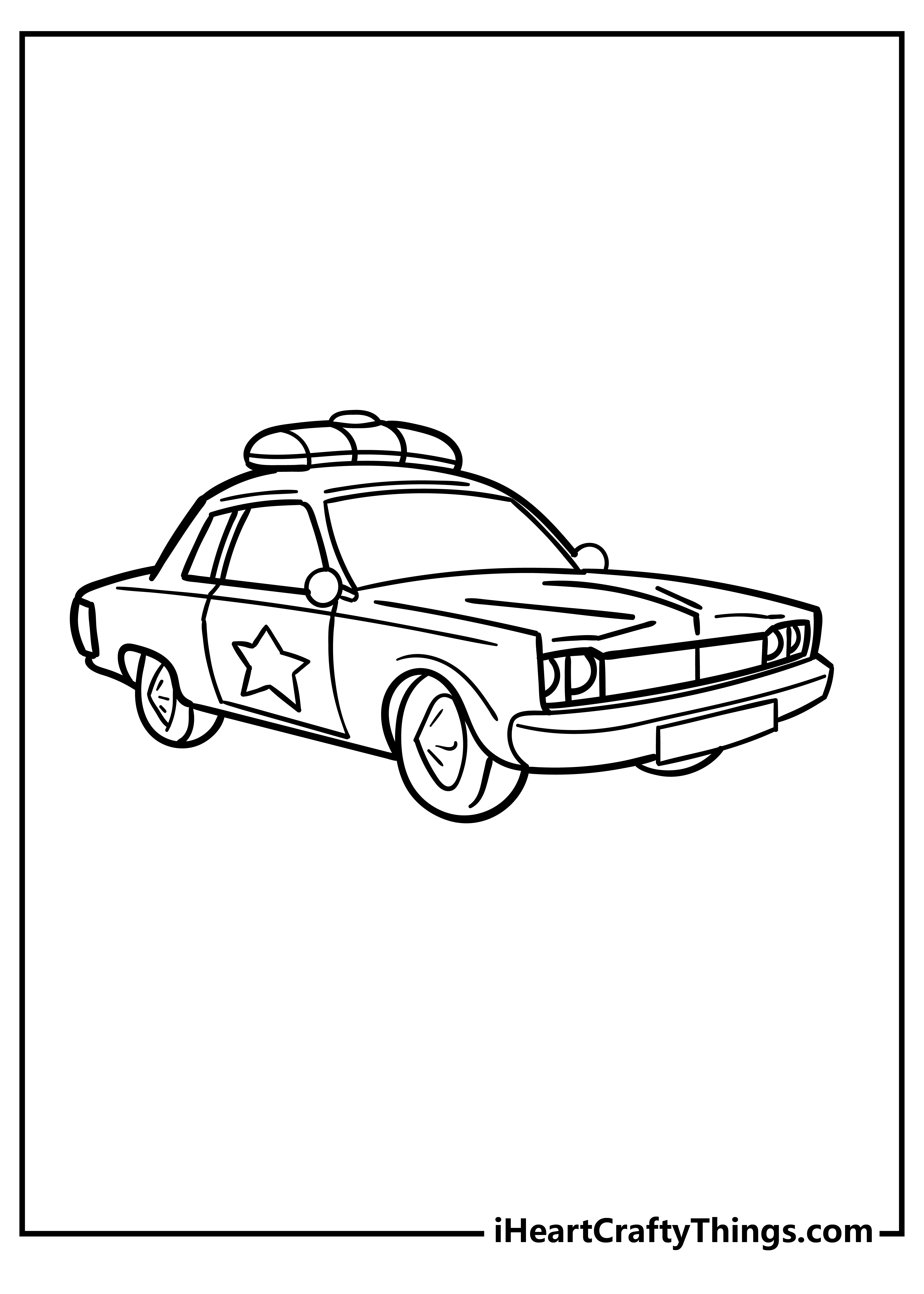 31 Exciting Police Car Coloring Pages Printable 28