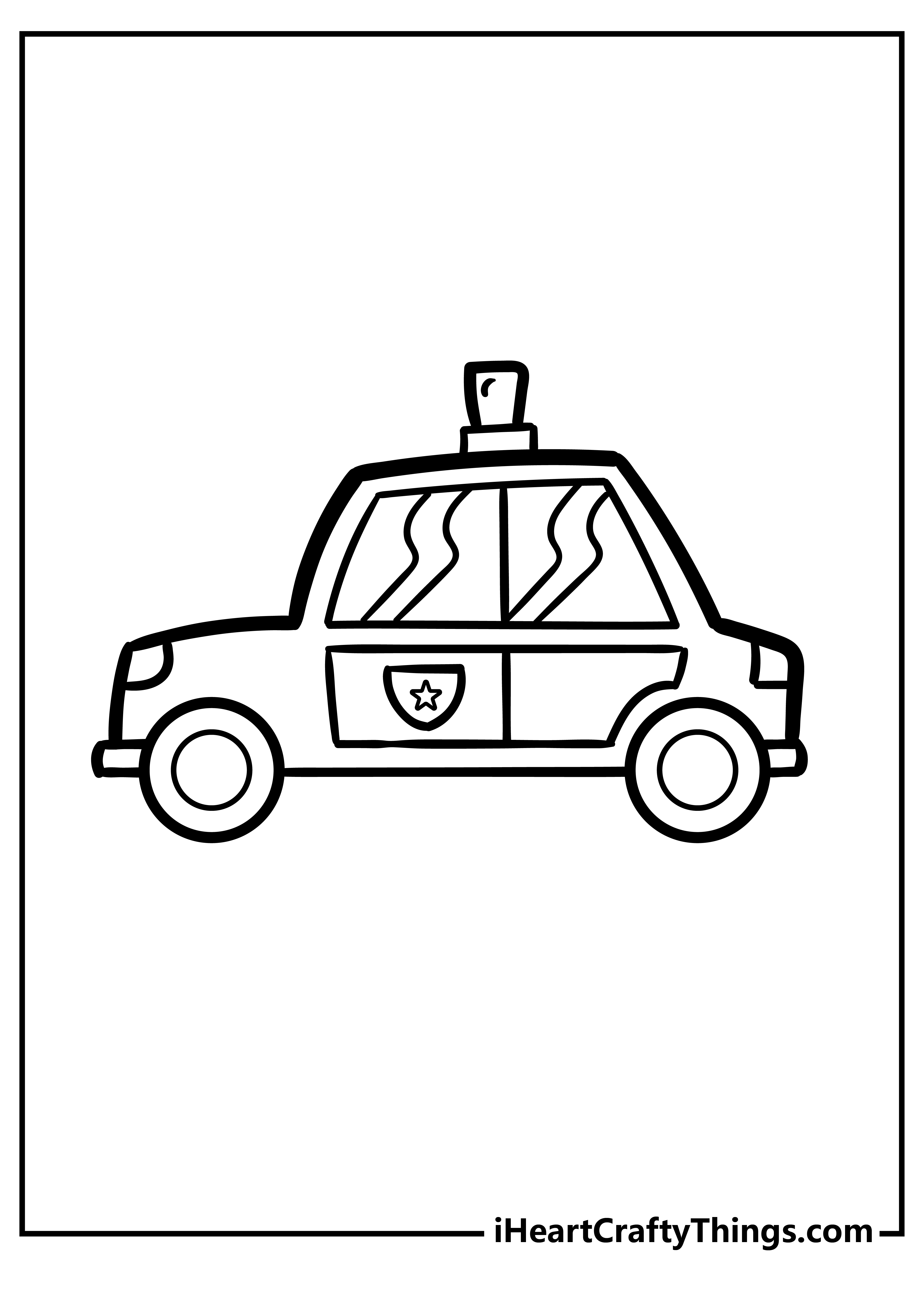 31 Exciting Police Car Coloring Pages Printable 29