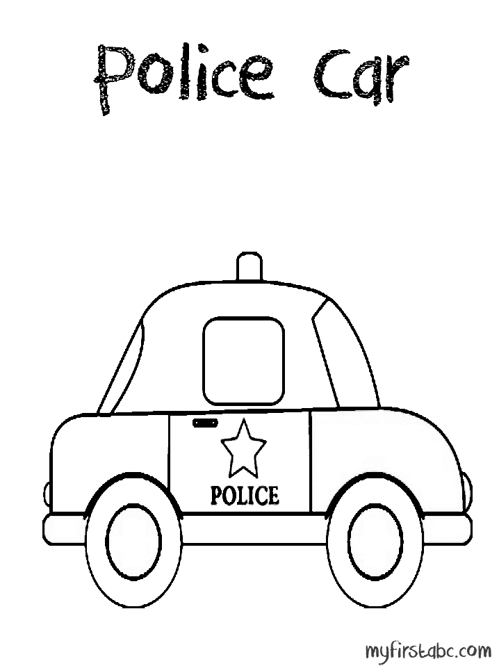 31 Exciting Police Car Coloring Pages Printable 35