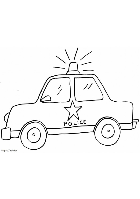 31 Exciting Police Car Coloring Pages Printable 4