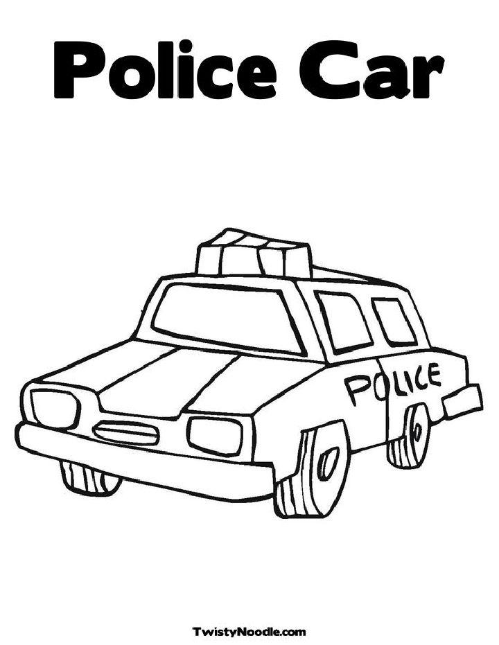 31 Exciting Police Car Coloring Pages Printable 6