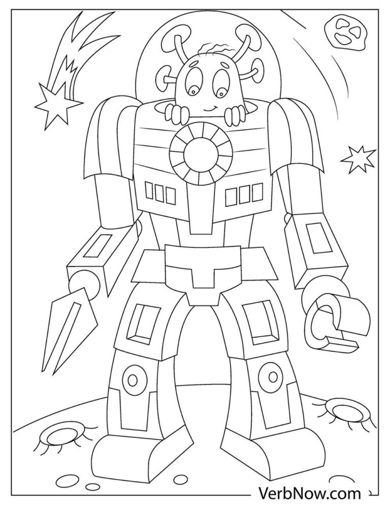 32 Extraterrestrial Alien Coloring Pages Printable 13