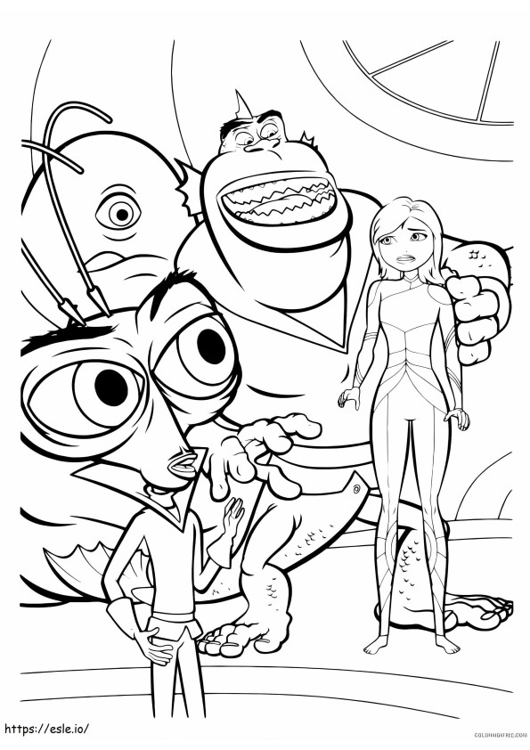 32 Extraterrestrial Alien Coloring Pages Printable 25