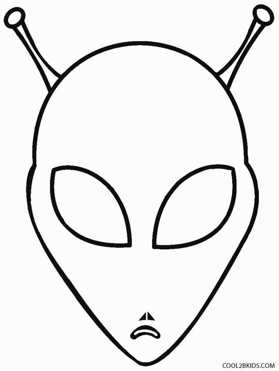 32 Extraterrestrial Alien Coloring Pages Printable 3