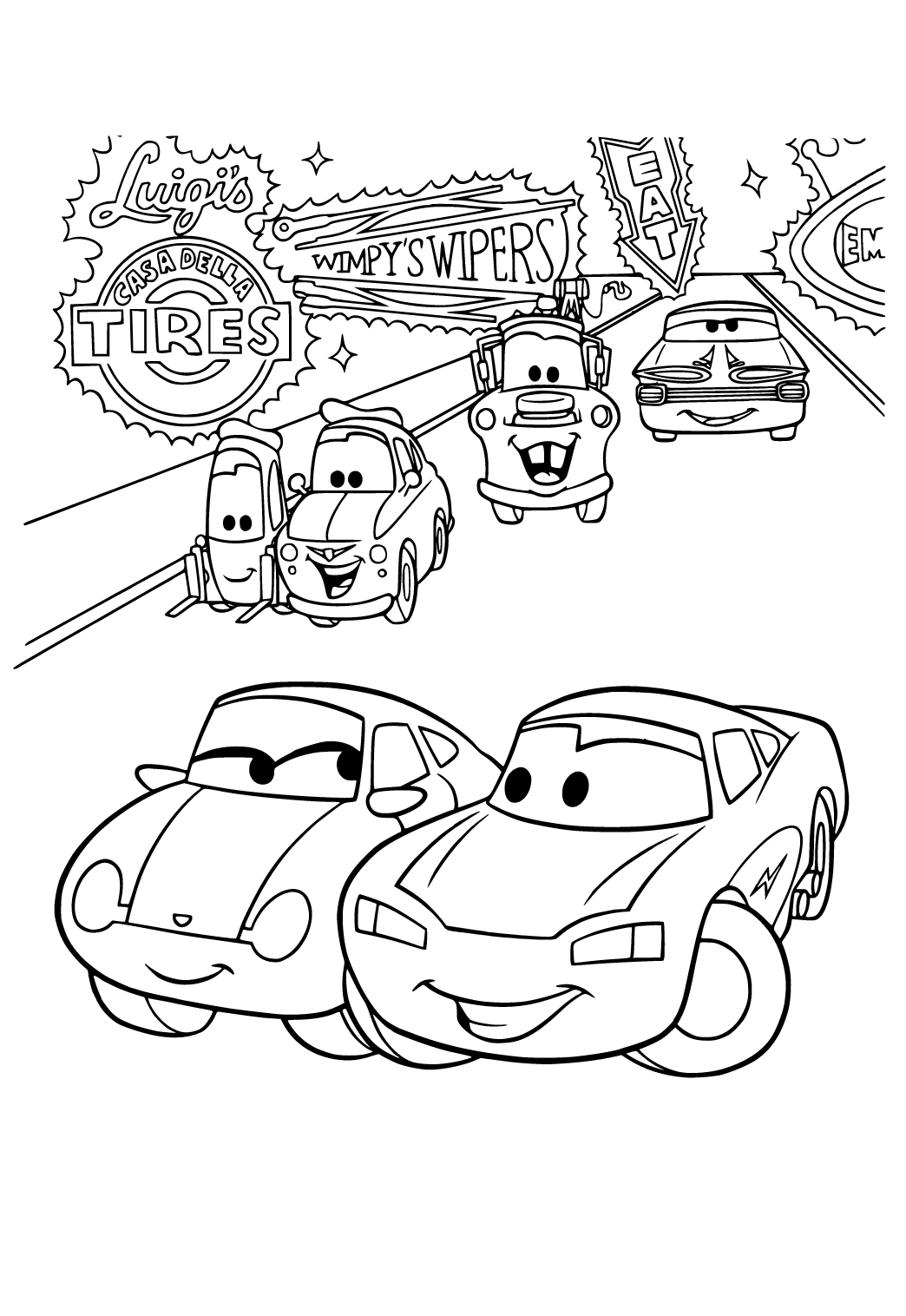 35 Fast Lightning McQueen Coloring Pages Printable 11