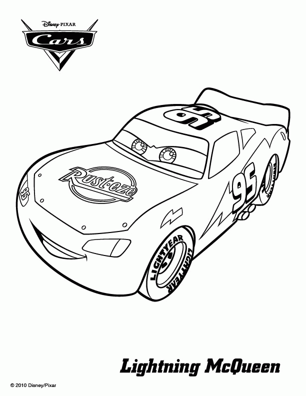 35 Fast Lightning McQueen Coloring Pages Printable 15