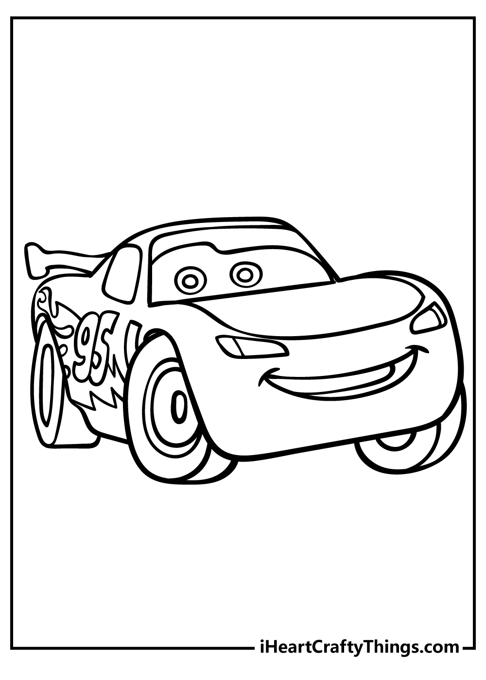 35 Fast Lightning McQueen Coloring Pages Printable 26