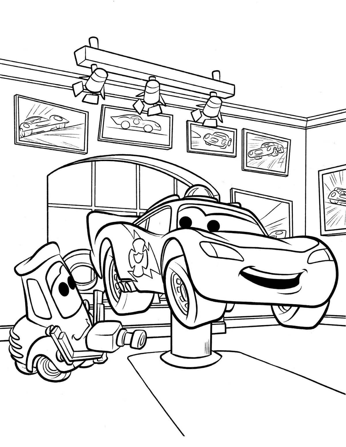 35 Fast Lightning McQueen Coloring Pages Printable 31