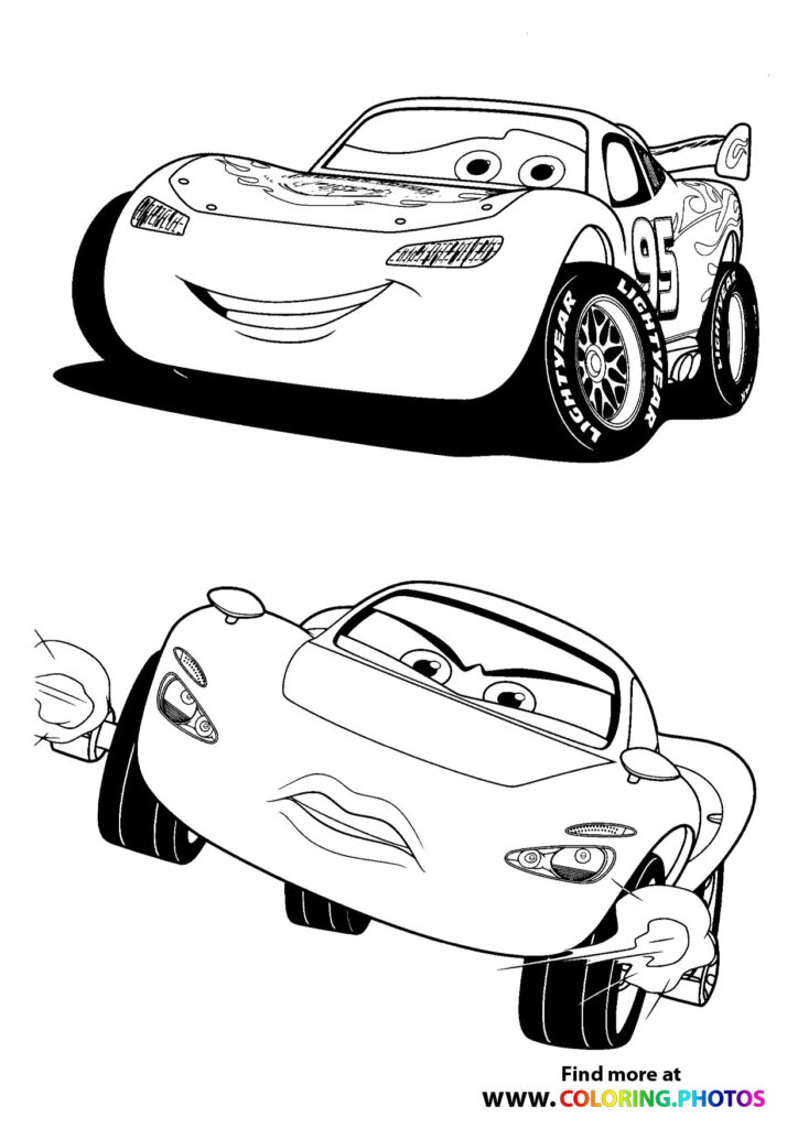 35 Fast Lightning McQueen Coloring Pages Printable 5