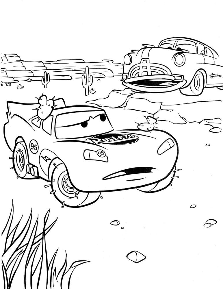 35 Fast Lightning McQueen Coloring Pages Printable 6