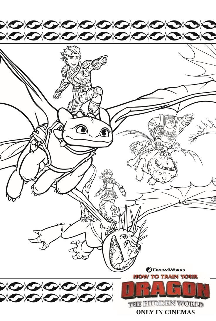 36 Epic How To Train Your Dragon Coloring Pages Printable 19