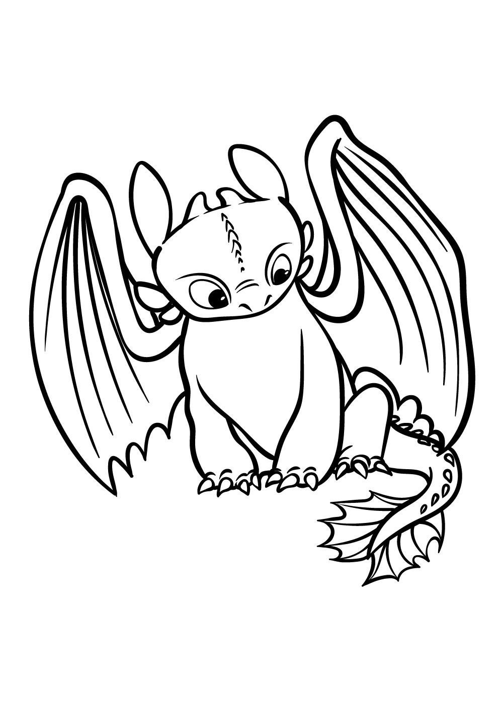 36 Epic How To Train Your Dragon Coloring Pages Printable 23