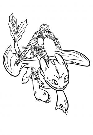 36 Epic How To Train Your Dragon Coloring Pages Printable 29