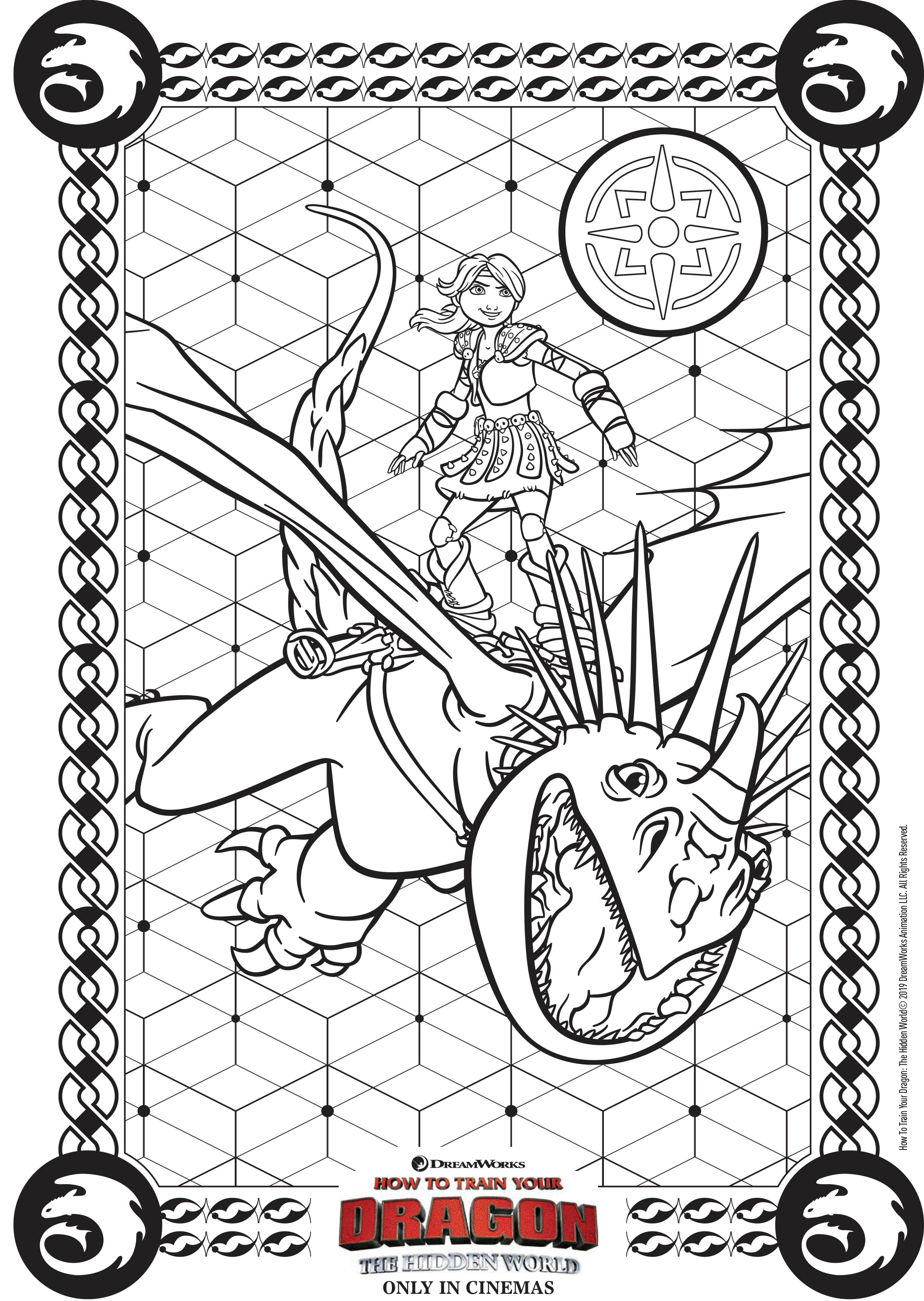 36 Epic How To Train Your Dragon Coloring Pages Printable 31