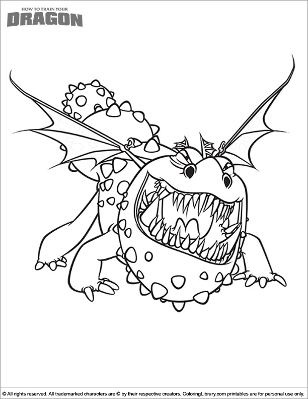 36 Epic How To Train Your Dragon Coloring Pages Printable 35