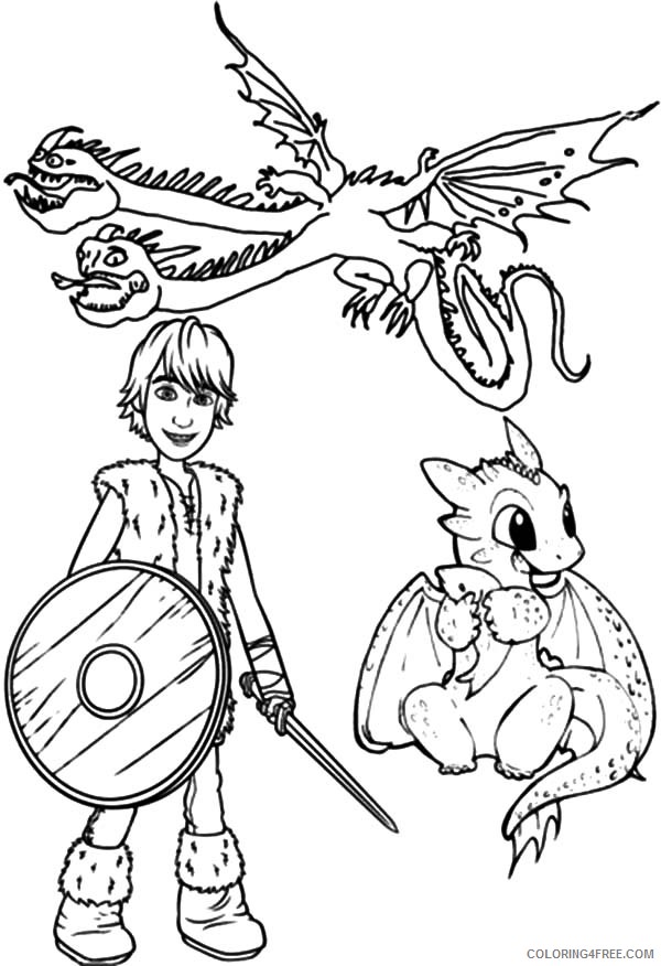 36 Epic How To Train Your Dragon Coloring Pages Printable 8