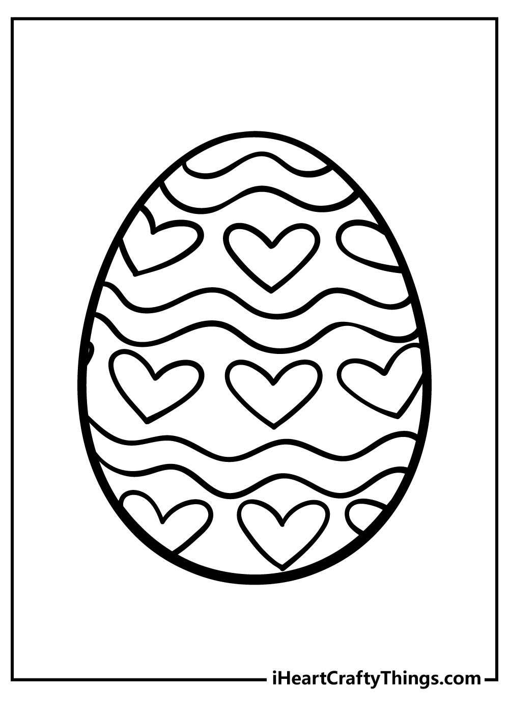 colorful easter egg coloring pages printable jpg