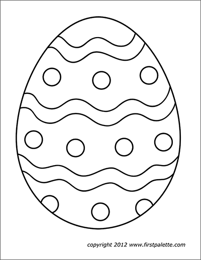 37 Colorful Easter Egg Coloring Pages Printable 35