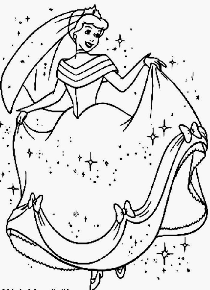 38 Elegant Cinderella Coloring Pages Printable 24