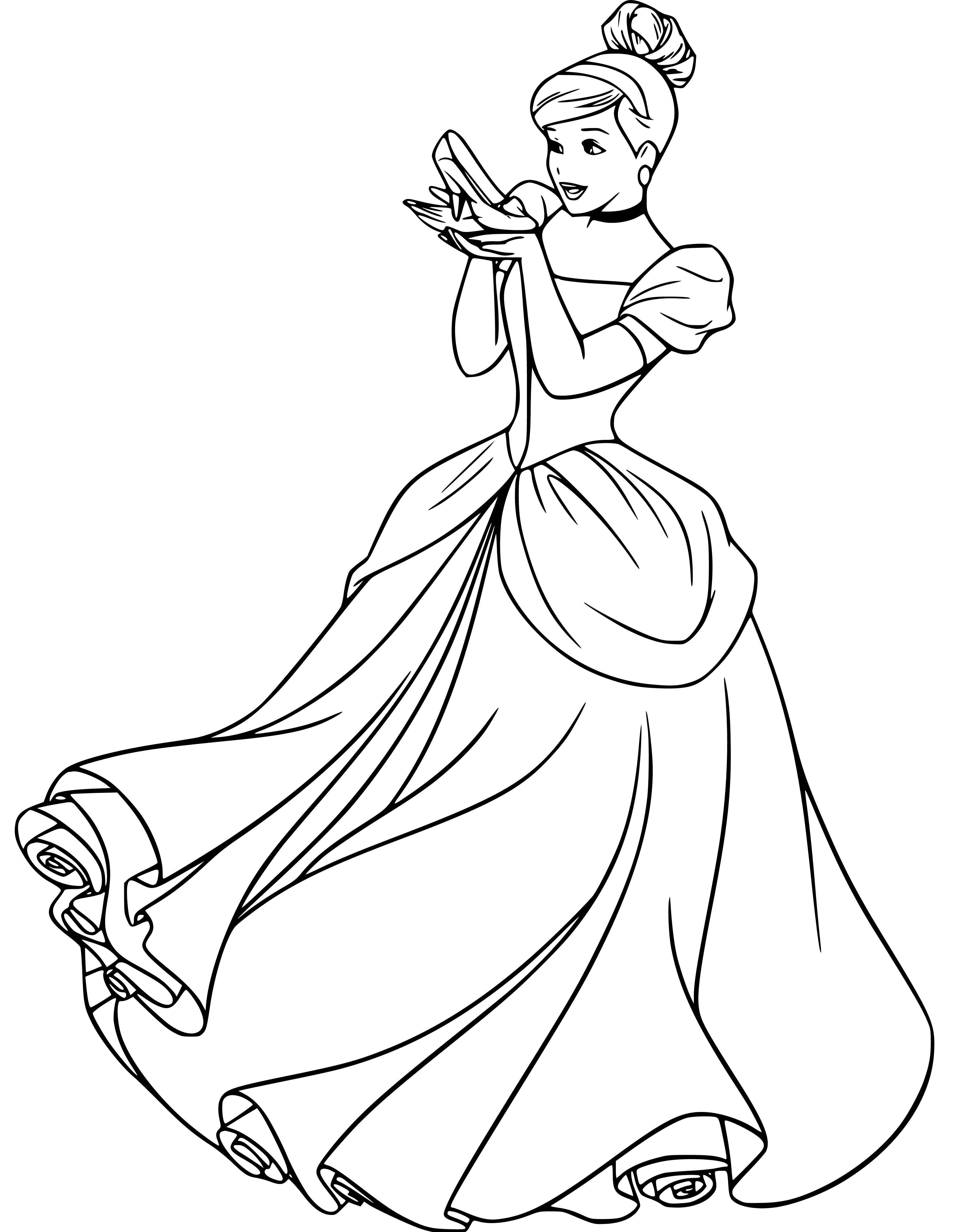 38 Elegant Cinderella Coloring Pages Printable 27