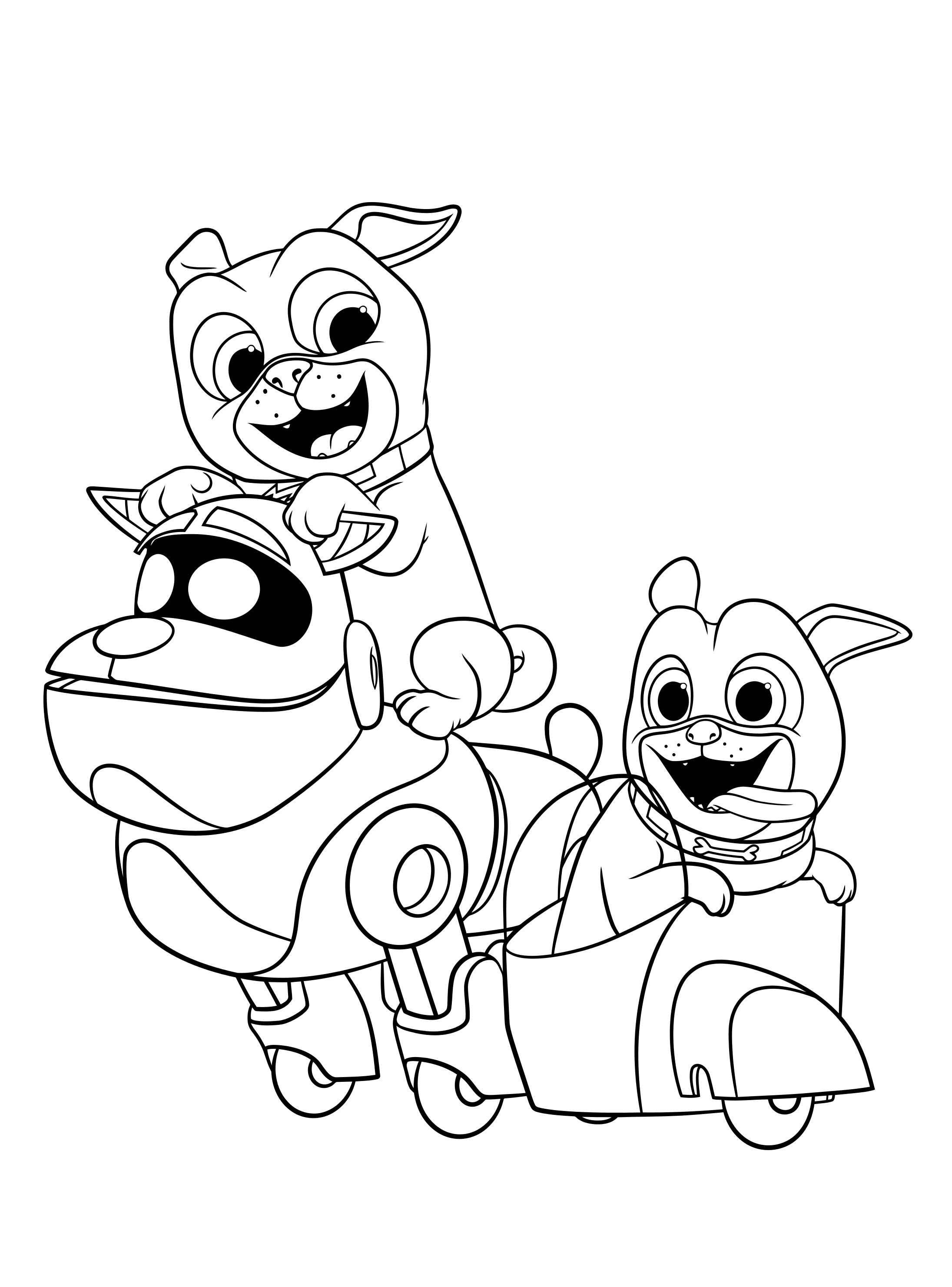 68 Free Dog Coloring Pages for Kids Printable 10