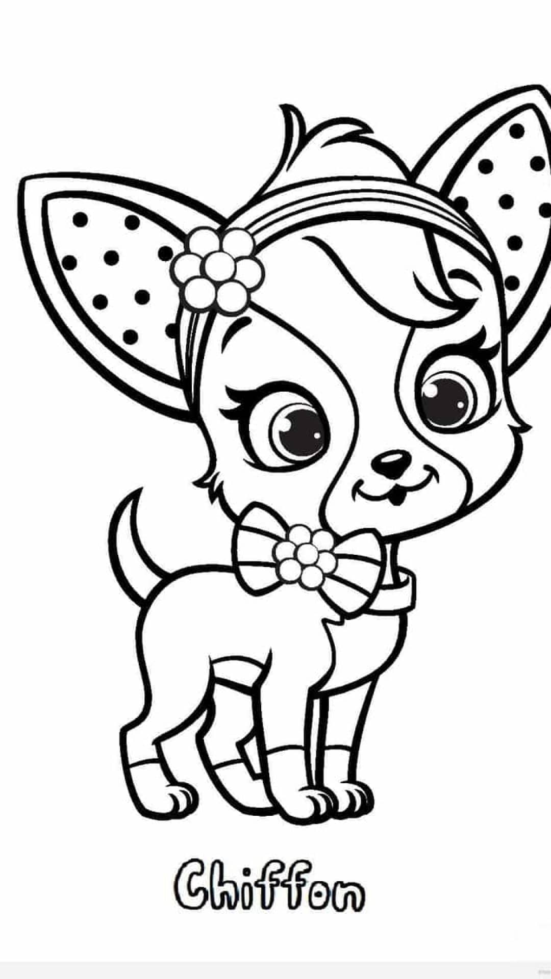 68 Free Dog Coloring Pages for Kids Printable 14