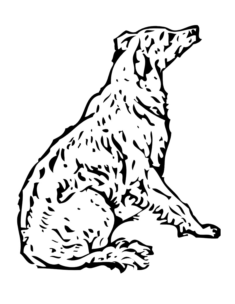 68 Free Dog Coloring Pages for Kids Printable 17