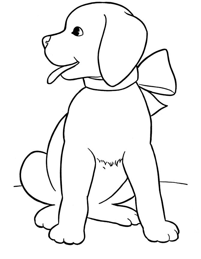 68 Free Dog Coloring Pages for Kids Printable 20