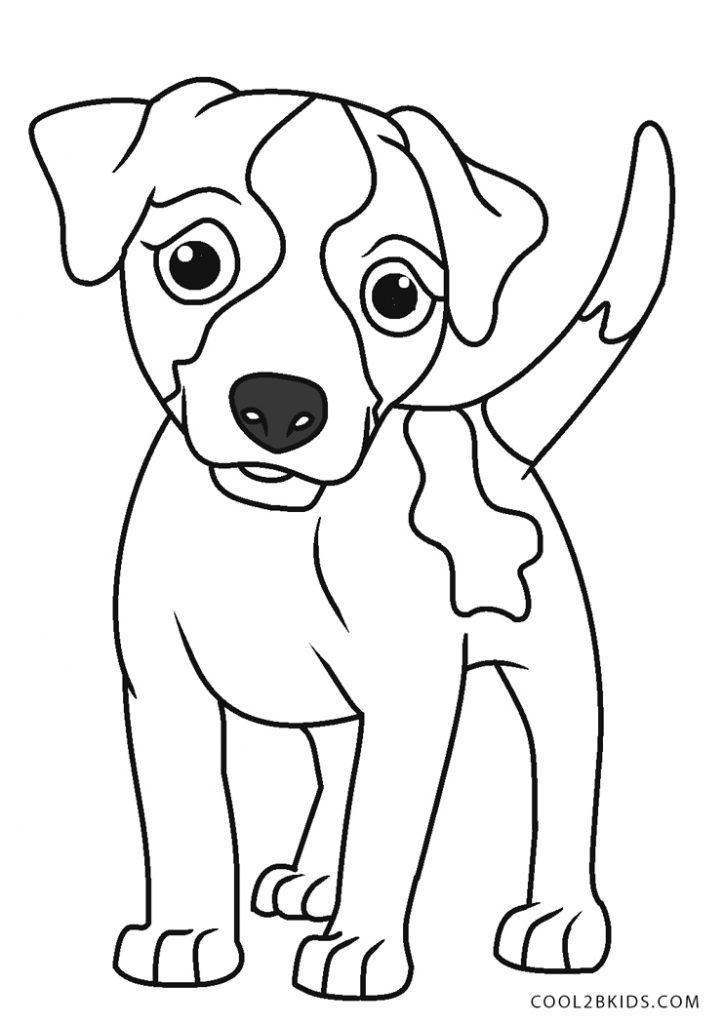 68 Free Dog Coloring Pages for Kids Printable 25