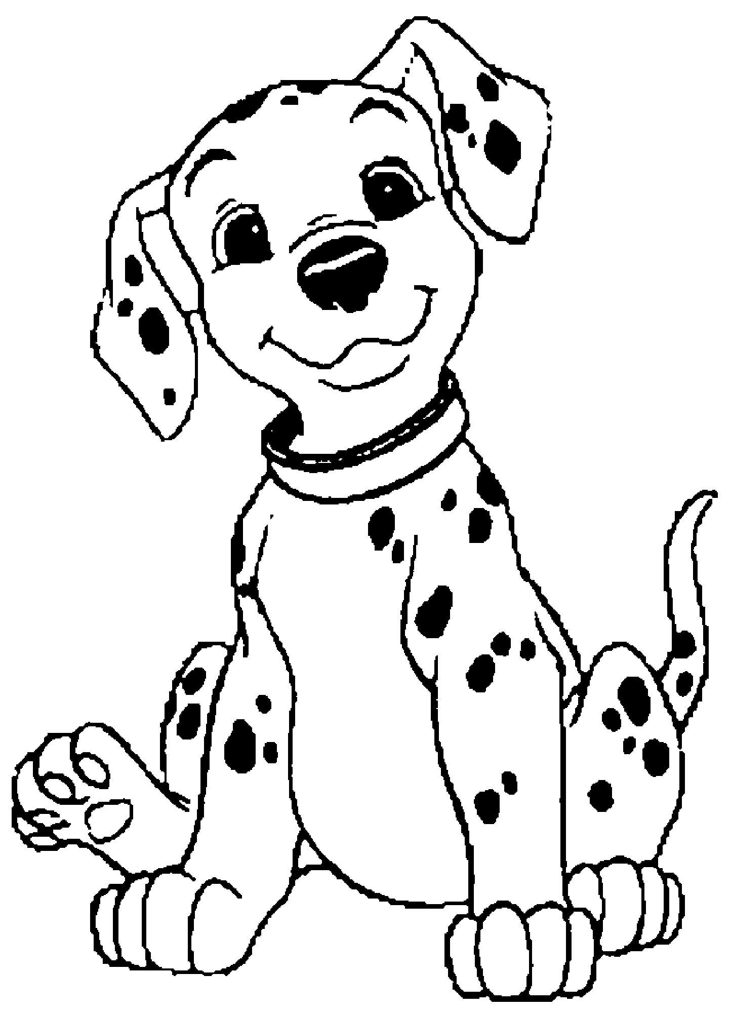 68 Free Dog Coloring Pages for Kids Printable 28