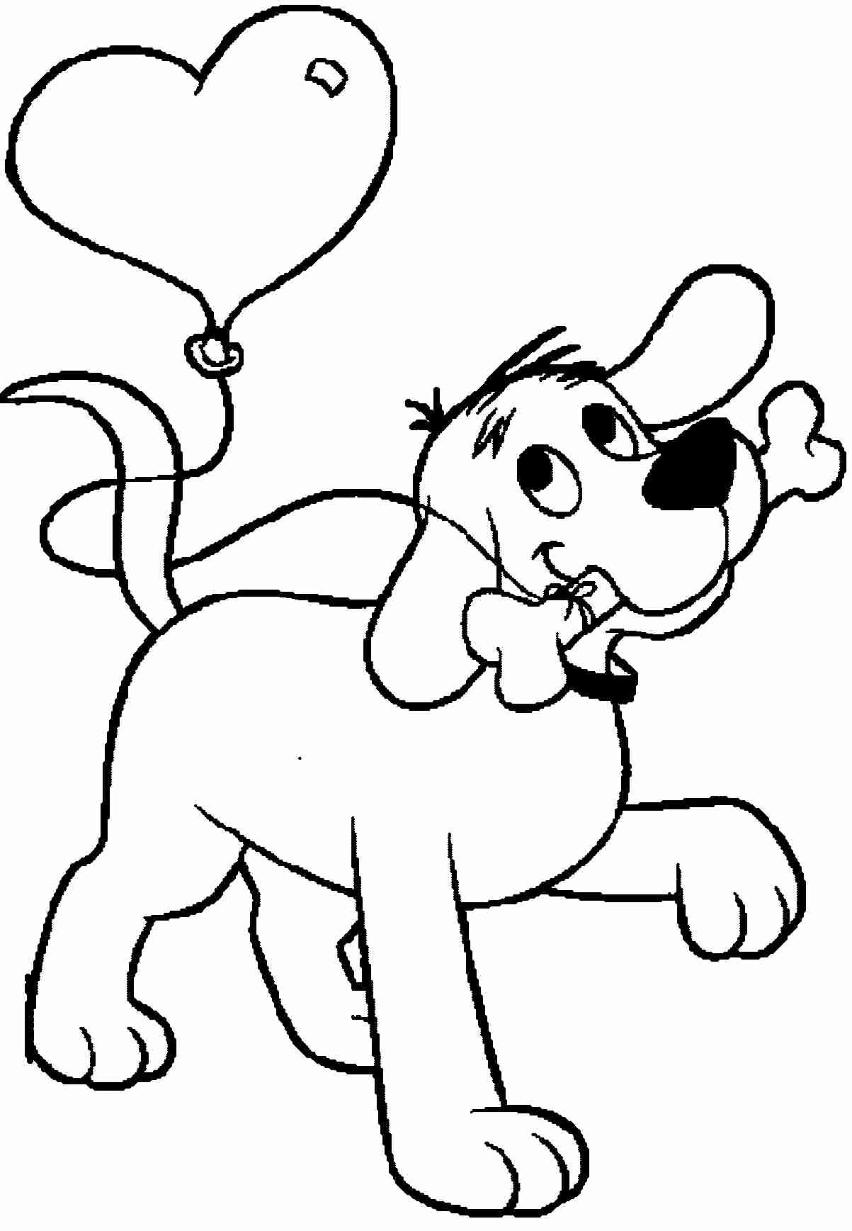 68 Free Dog Coloring Pages for Kids Printable 31