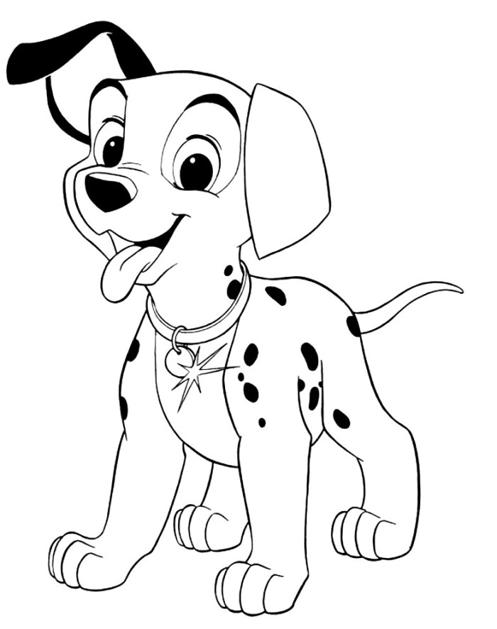 68 Free Dog Coloring Pages for Kids Printable 37