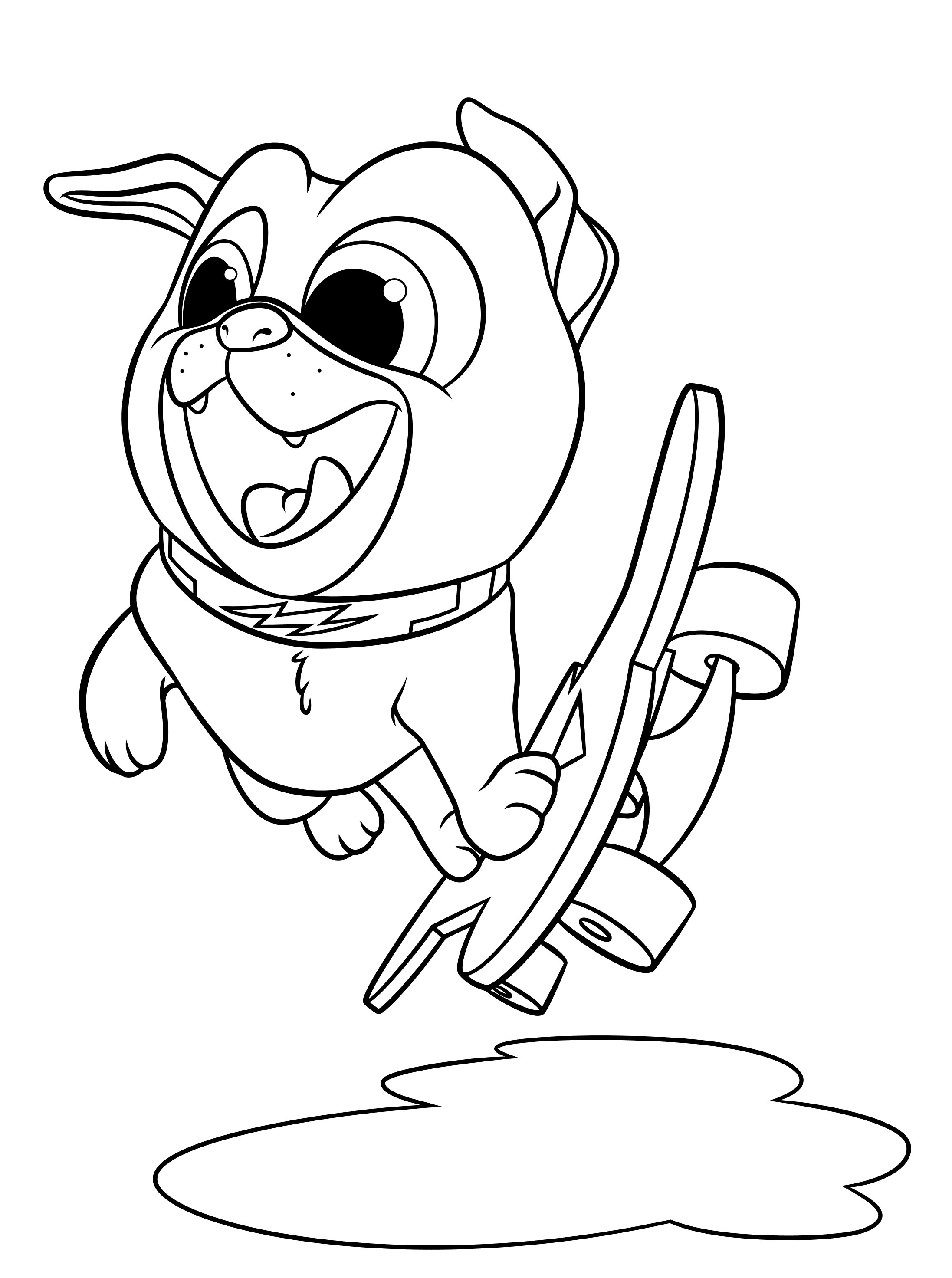 68 Free Dog Coloring Pages for Kids Printable 39