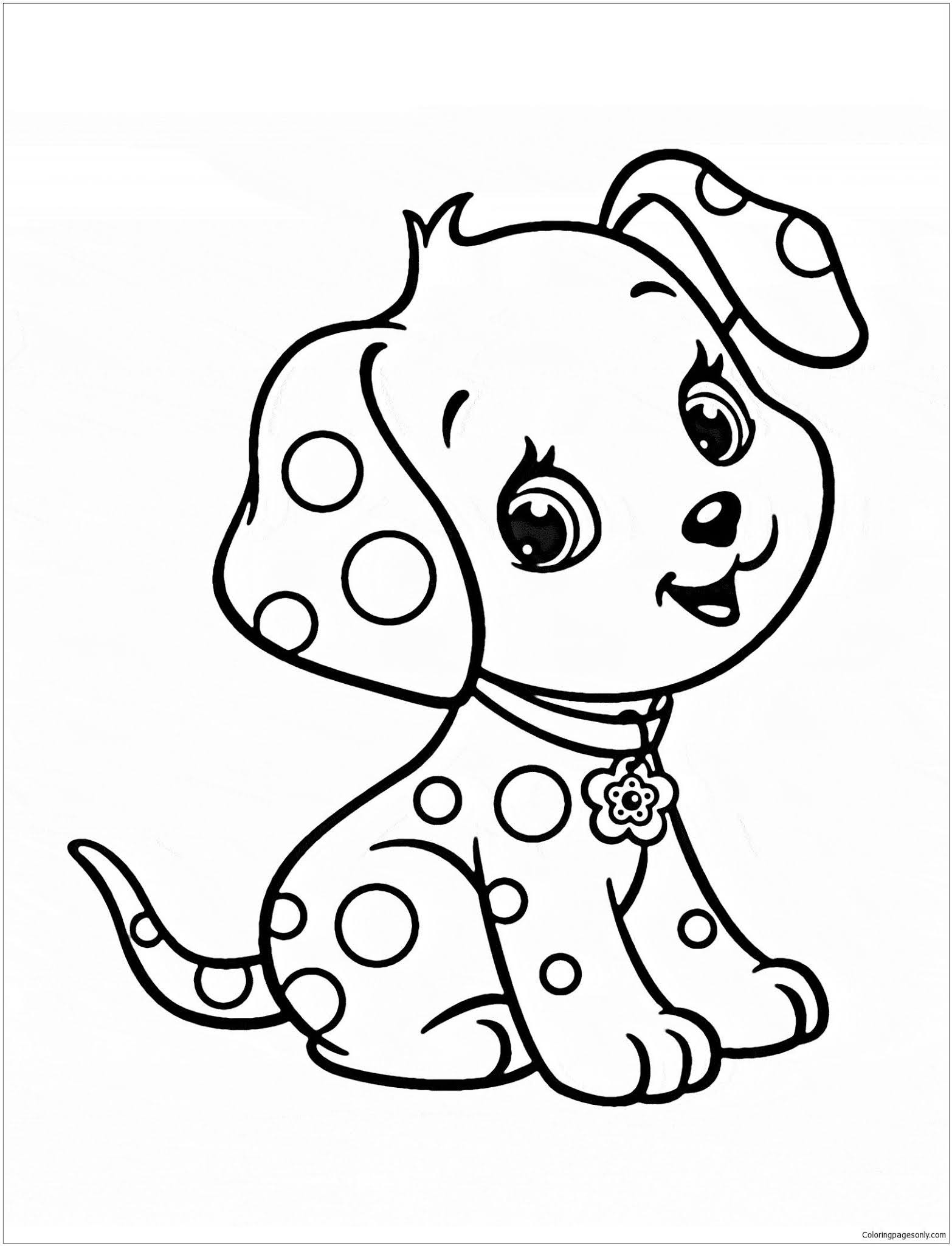 68 Free Dog Coloring Pages for Kids Printable 41