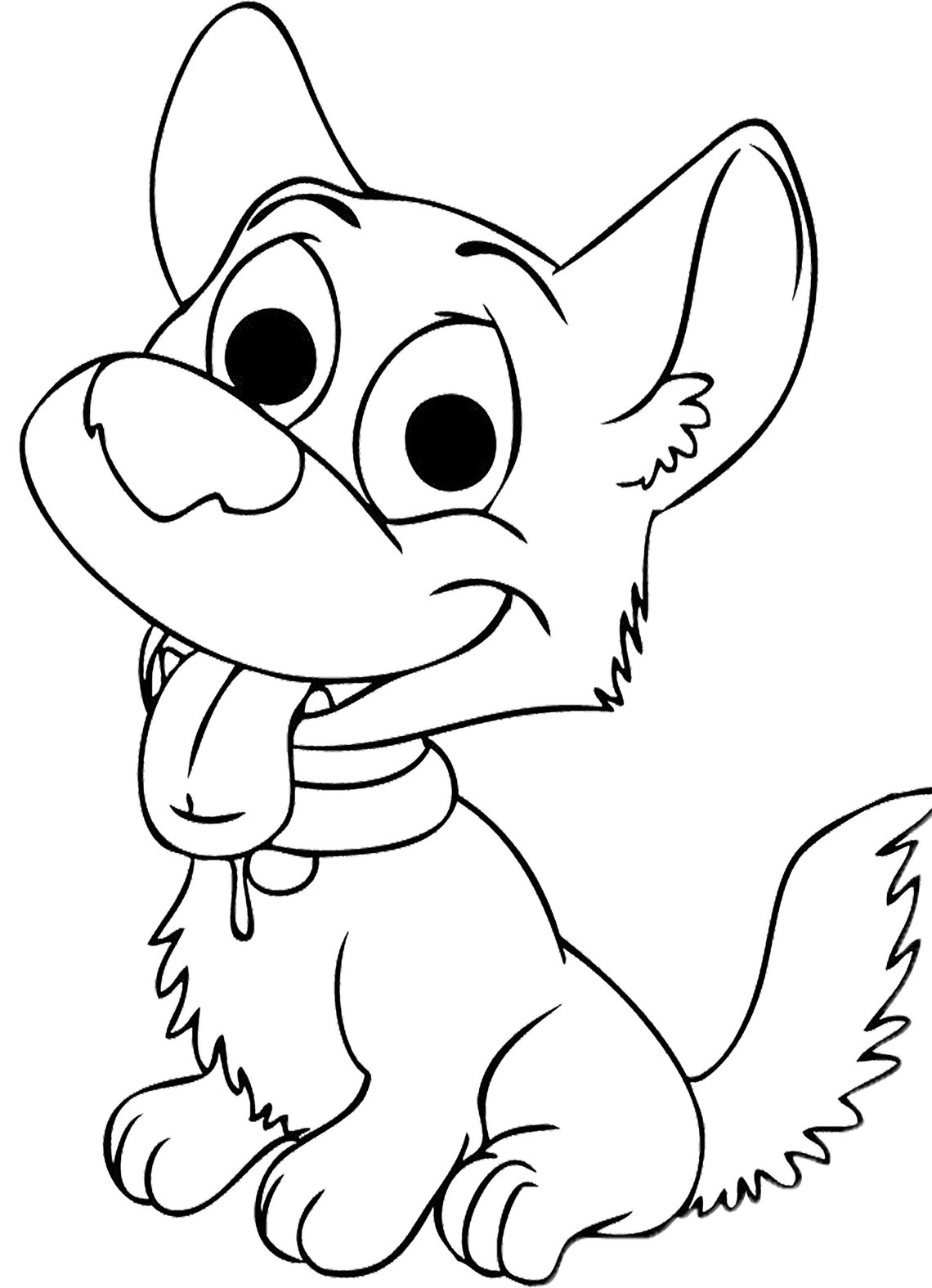 68 Free Dog Coloring Pages for Kids Printable 47