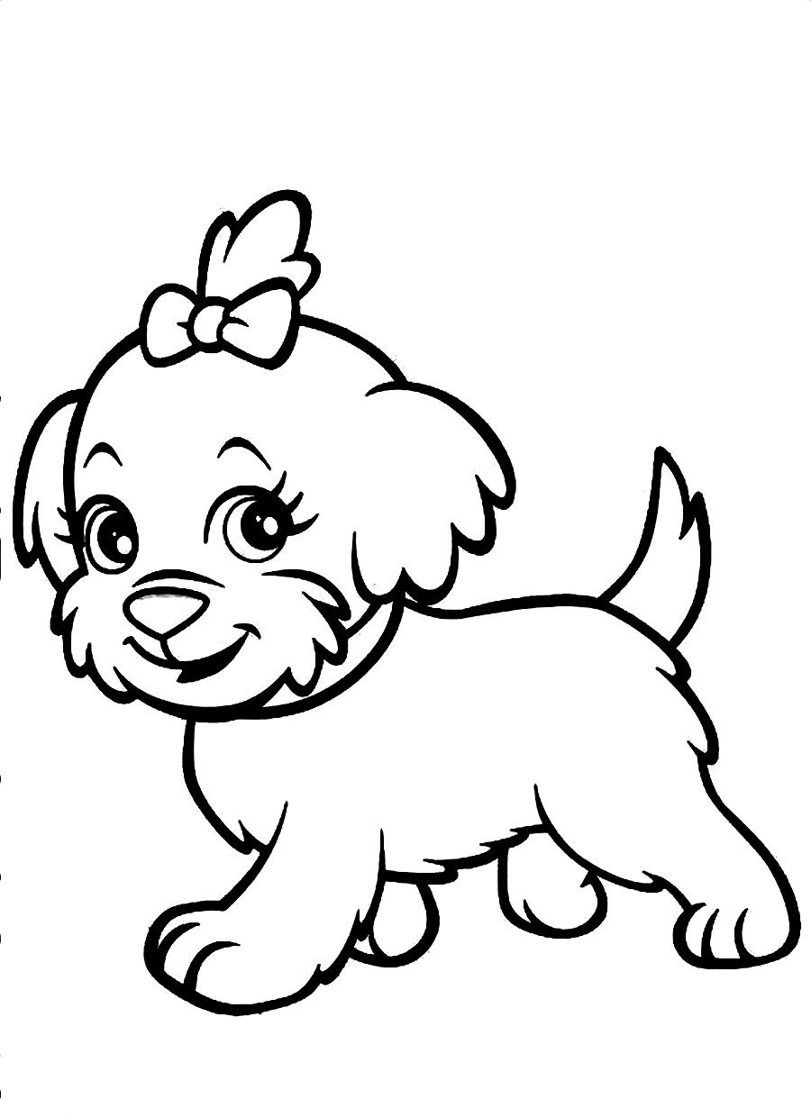 68 Free Dog Coloring Pages for Kids Printable 57