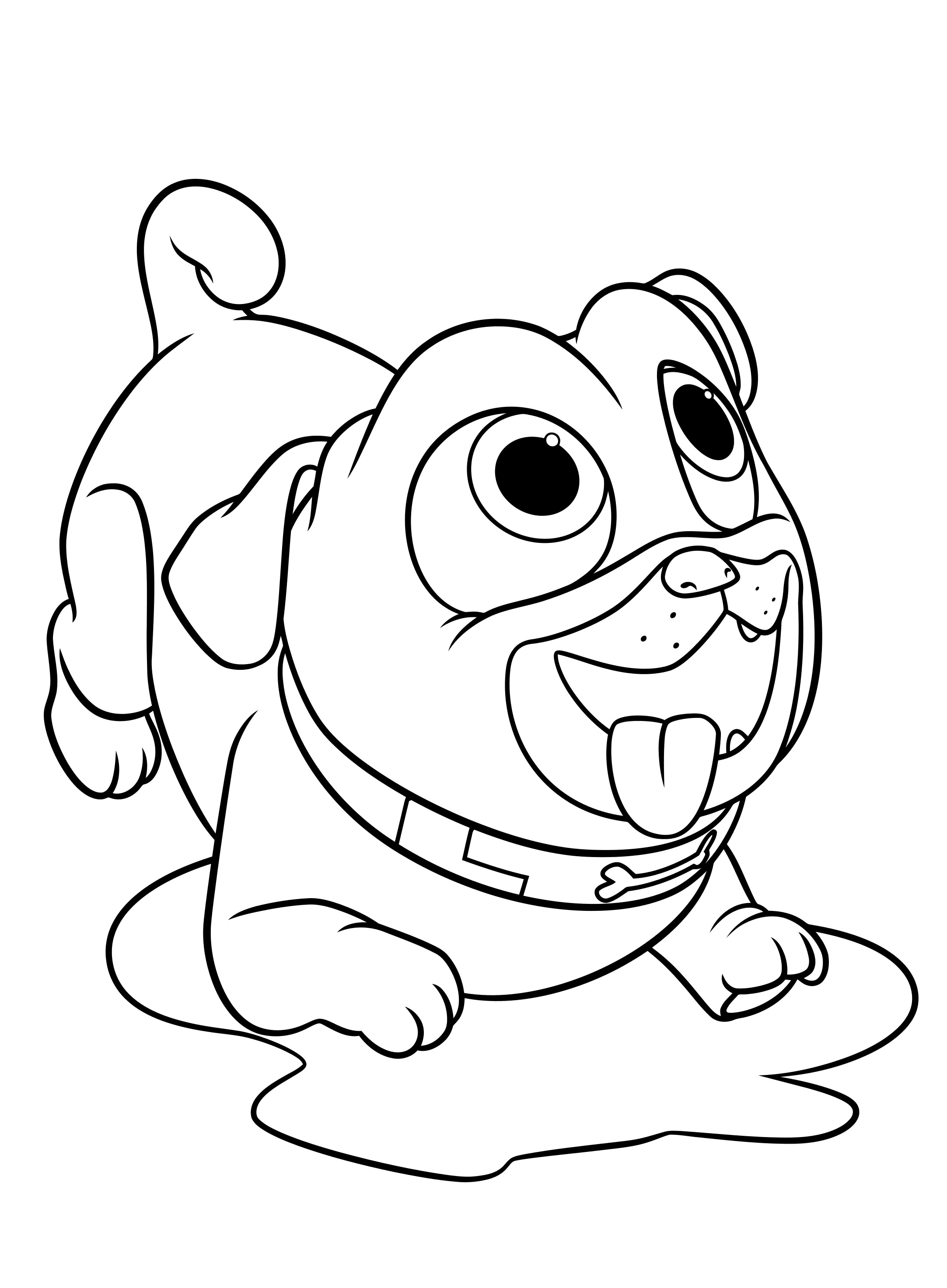 68 Free Dog Coloring Pages for Kids Printable 66