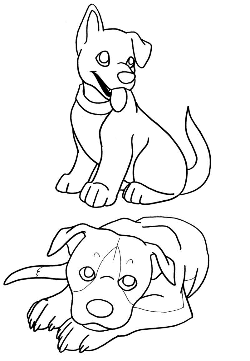 68 Free Dog Coloring Pages for Kids Printable 68