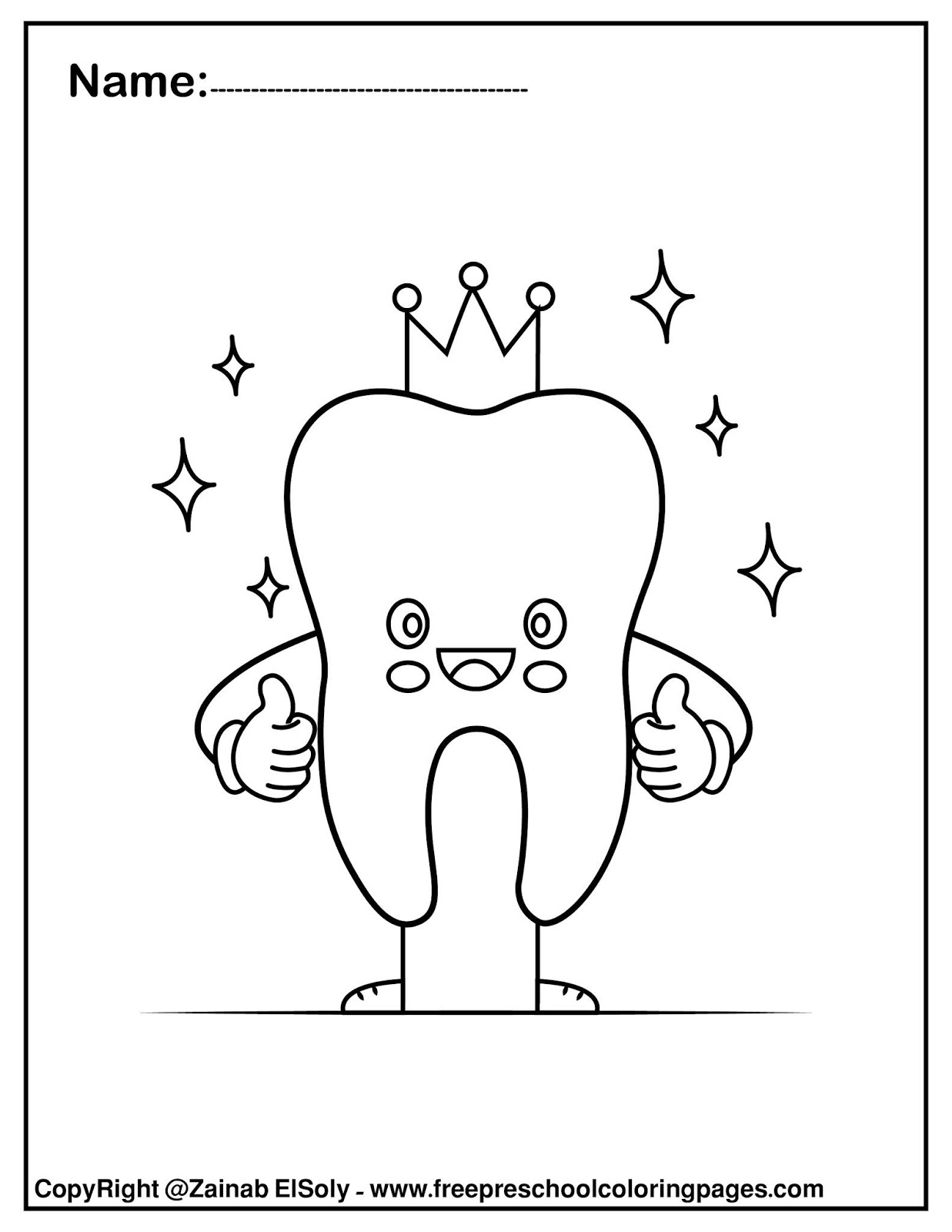 77 Dentist Coloring Pages Printable 1