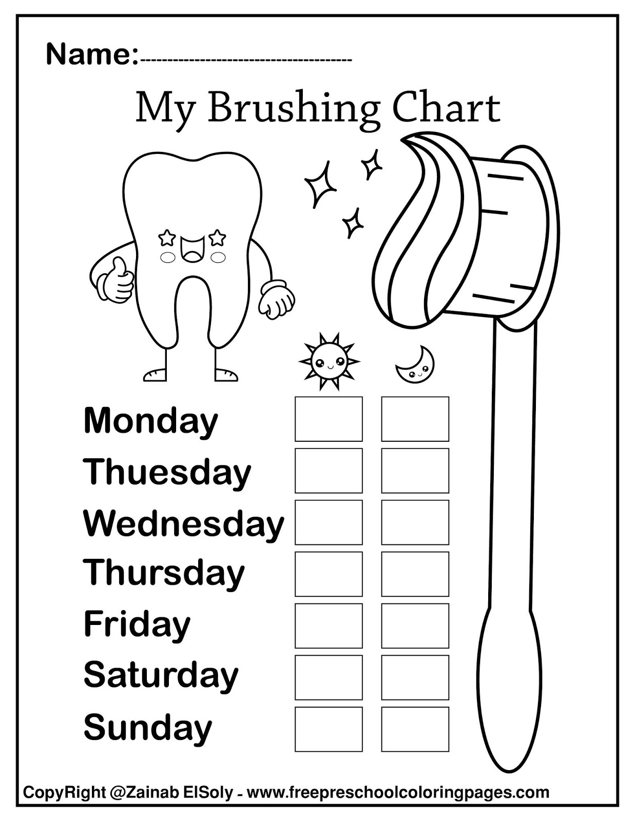 77 Dentist Coloring Pages Printable 11