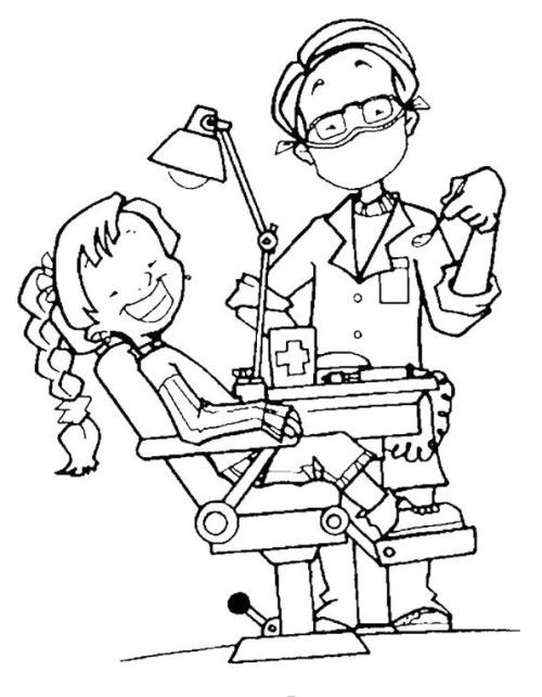 77 Dentist Coloring Pages Printable 13