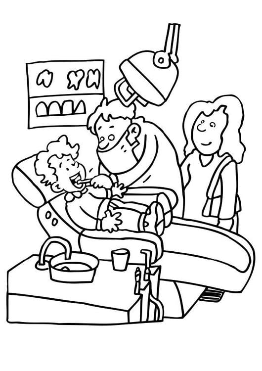 77 Dentist Coloring Pages Printable 18