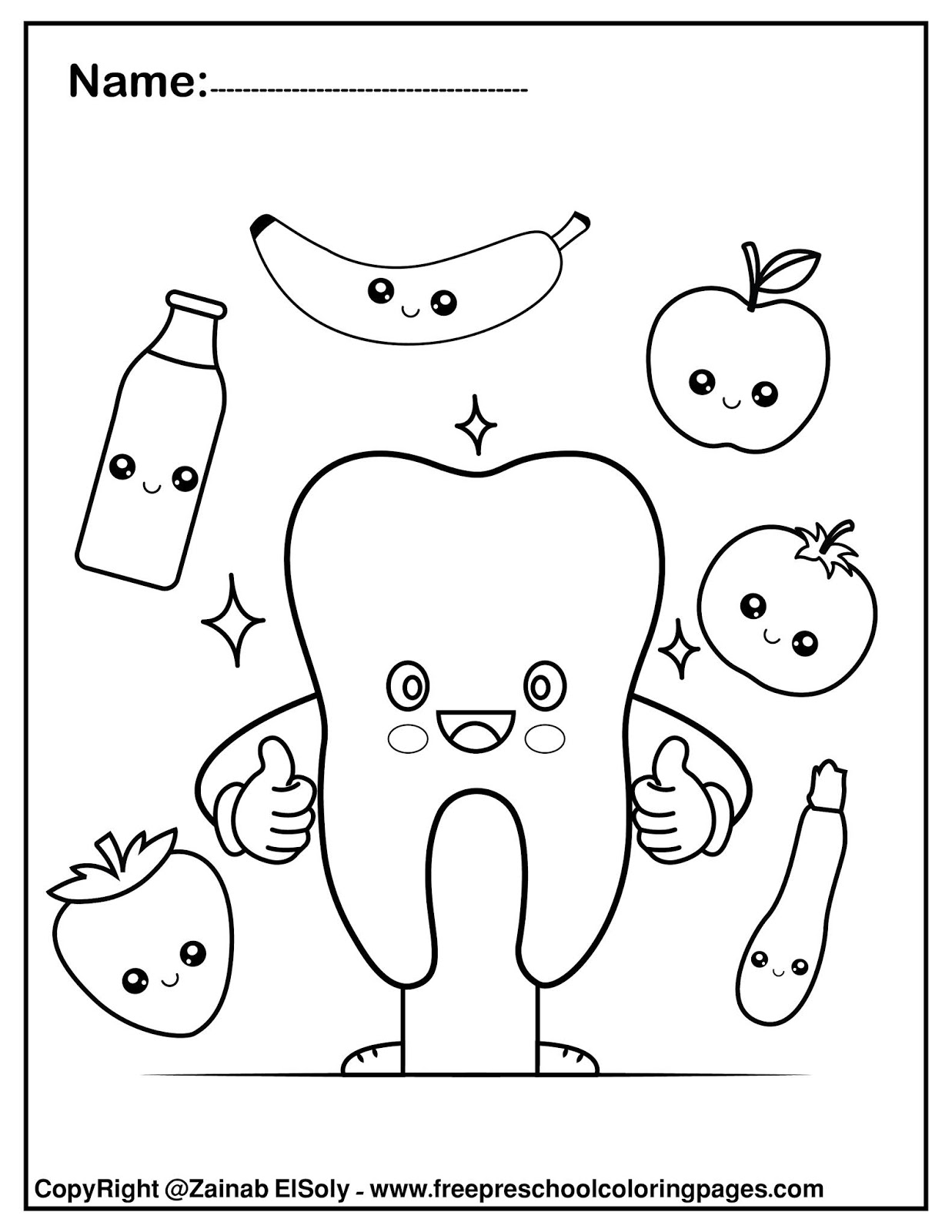 77 Dentist Coloring Pages Printable 21