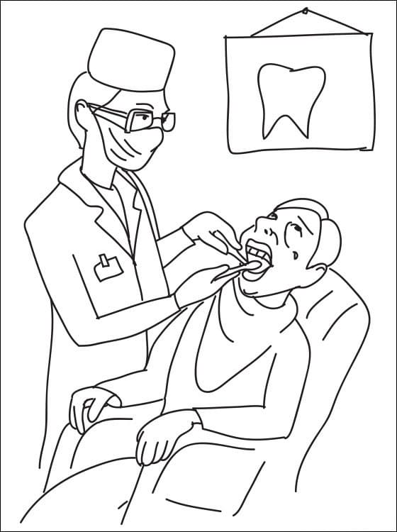 77 Dentist Coloring Pages Printable 22