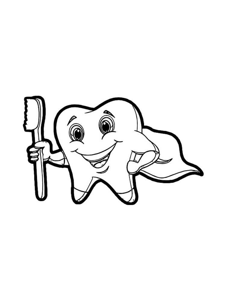 77 Dentist Coloring Pages Printable 27